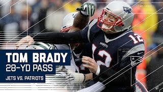 Brady Shows Athleticism on Big Pass to Edelman amp Blount Finishes with TD  NFL Wk 16 Highlights [upl. by Sclar882]