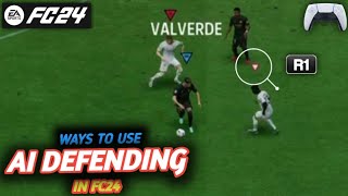 Make defending easy by implementing these AI overpowered mechanics in fc24 [upl. by Nnaeitak]