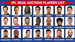 IPL 2024  List of All Auction Players List for the IPL 2024  IPL 2024 Auction Players List [upl. by Errol]