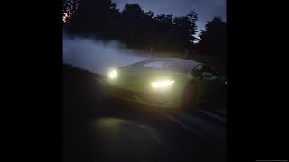 Sliding around in a Lamborghini Huracán LP 6104 15 to quotmuffled rap musicquot  GT7 [upl. by Zantos]