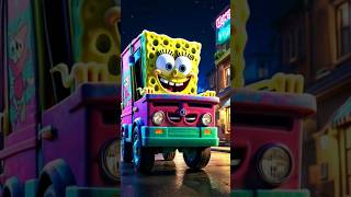 Evolution of SpongeBob  Funny Rubbish Truck shorts ai love spongebob cute Funny cartoon [upl. by Saraiya]