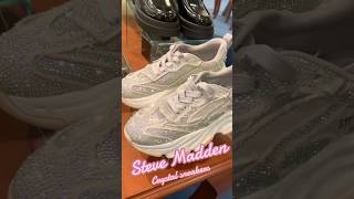 Steve Madden iridescent crystal sneakers shoes fashion [upl. by Alberic694]