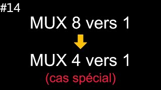 Implémenter MUX 8 vers 1 par MUX 4 vers 1 cas spécial [upl. by Doowle]