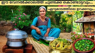 ഈ വേനൽക്കാലത്ത് ചുണ്ടക്ക കൊണ്ടാട്ടവും ഏറുമാടത്തിലെ ഉറക്കവും😌😌 [upl. by Ellenwahs761]