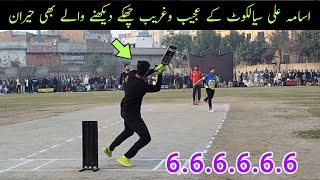 Usama Ali Sialkot Batting in Final Match Highlights [upl. by Raddi91]