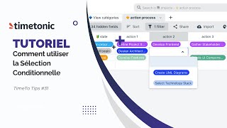 Comment utiliser la colonne de selection conditionnelle dans Timetonic [upl. by Gaughan]
