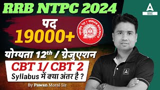 RRB NTPC Syllabus 2024  RRB NTPC Eligibility  NTPC New Vacancy 2024 Syllabus for CBT 1 amp CBT 2 [upl. by Analram215]