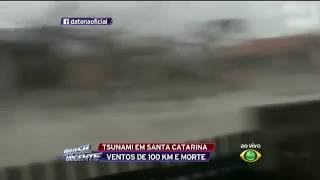 Tsunami meteorológico atinge Santa Catarina [upl. by Fates419]