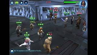 SWGOH TW Ewok Princess Kneesaa Omicron vs CLS Team [upl. by Giza]