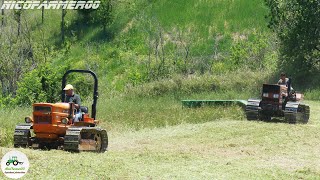 STARTING HAYMAKING 2k24  D’IGNAZIO TEAM  FIATAGRI 8075  ENOROSSI DM6  FIAT 555C  GASPARDO FBR [upl. by Leimad]