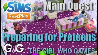 The Sims Freeplay Preparing for Preteens Quest [upl. by Breanne324]