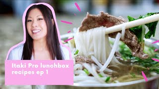 Itaki Pro Electric Lunch box recipes  Ep 1  Pho Beef Pho tai [upl. by Joete]