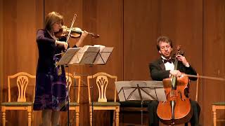 Bohuslav Martinu Duo No 2 for Violin and Cello H371  Robert Cohen amp Fionualla Hunt [upl. by Acinoed777]