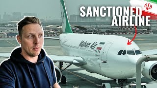 FLYING A SANCTIONED AIRLINE TO IRAN [upl. by Chubb986]