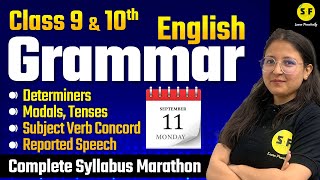 All in One English Grammar  Tenses Modals Determiners Subject Verb Concord Reported Speech [upl. by Akiemahs]