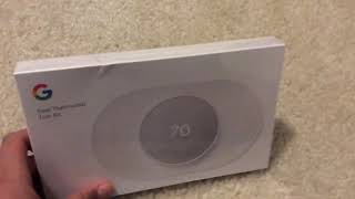 Unboxing nest thermostat trim kit [upl. by Giacobo]