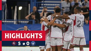 Highlights  CF Montréal vs New England Revolution [upl. by Dibbell]