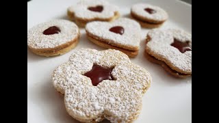 How to make Linzer Cookies  Best Linzer Cookies  Strawberry Linzer Cookie Recipe  Sistas Kitchen [upl. by Haswell]