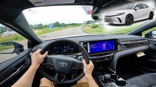 2025 Toyota Camry XSE  POV Walkaround and Test Drive ASMR [upl. by Eugirne423]