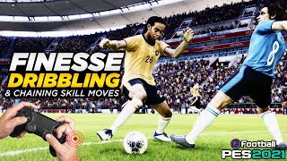 PES 2021  FINESSE DRIBBLING amp SKILL COMBOS TUTORIAL 4K [upl. by Benyamin]