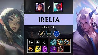 Irelia Mid vs Yone Triple Kill Rampage  EUW Challenger Patch 1417 [upl. by Cathlene]