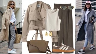 MODA TENDENCIA OTOÑO INVIERNO 20242025 OUTFITS CON ZAPATILLAS DEPORTIVAS PARA MUJERES CHIC [upl. by Margi]