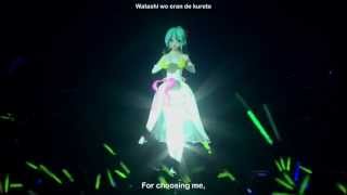 Anata no Utahime Your Songtress  Hatsune Miku Project DIVA Live  eng subs [upl. by Varney]