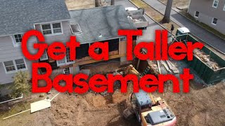 HOW TO Get a taller basement and underpinning [upl. by Ahsien156]