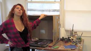 how to build a cheap spray booth airbrush painting secrets [upl. by Ais]