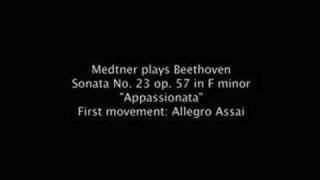 Medtner plays Beethoven Sonata No 23 quotAppassionataquot pt 14 [upl. by Selegna]