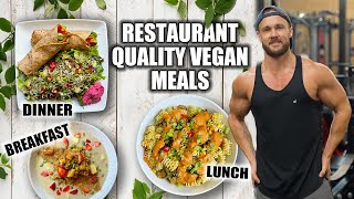 Full Day Of Eating Healthy amp High Protein Vegan Meals [upl. by Lucias350]