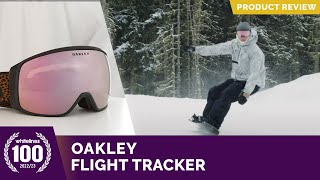 Oakley Flight Tracker 2023 Snowboard Goggles Review [upl. by Dewitt]