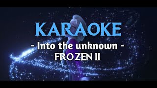 Into the unknown From Frozen 2  Karaoke  With siren voice [upl. by Conal866]