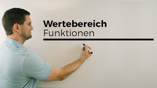 Wertebereich bei Funktionen  Mathe by Daniel Jung [upl. by Yr]