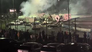 Ringwood raceway 7th September 2024 Caravan bangers [upl. by Tamqrah]