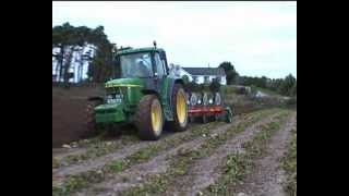 John Deere 6910 ploughing 2004 [upl. by Wampler20]