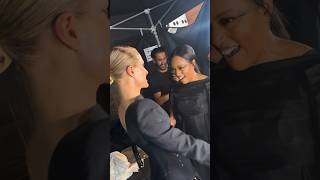 Paris Hilton amp Angela Bassett Slay at Muglers Ss24 Fashion Show parishilton angelabassett mugler [upl. by Eelrefinnej]