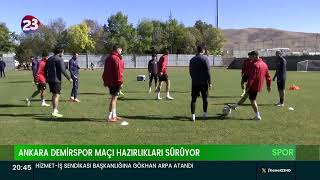 Ç ELAZIĞSPOR KARŞILAŞACAĞI ANKARA DEMİRSPOR MAÇI HAZIRLIKLARINI SÜRDÜRÜYOR [upl. by Ardnalac]