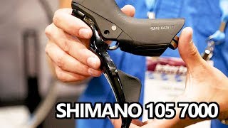 Shimano 105 7000 Overview at Interbiker 2018 [upl. by Aztilay]