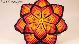 Macrame mandala flower [upl. by Yesteb331]