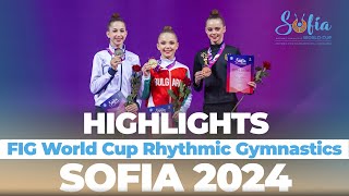 2024 Sofia Rhythmic Gymnastics World Cup – Highlights [upl. by Aynav647]