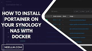 How to Install Portainer on Your Synology NAS with Docker [upl. by Erehpotsirhc]