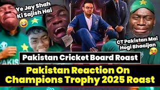 Ye Jay Shah Ki Sajish Hai Bhaijaan  Pak Reaction On Champions Trophy Roast  Pakistan Cricket Roast [upl. by Hjerpe13]