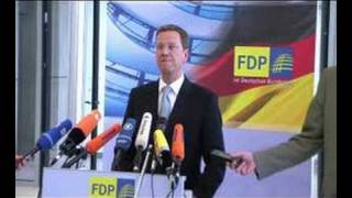 FDP Westerwelle zu Mindestlohn Kennzeichenerfassung [upl. by Llerahc]