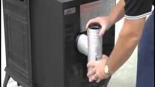 Installing A Pellet Vent Pro Stove Adapter [upl. by Serrano]