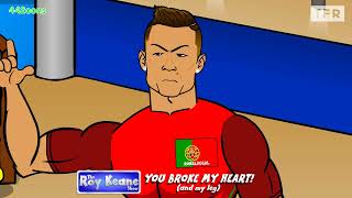 Cristiano Ronaldo steals Roy Keanes job  The Roy Keane Show  442oons  Parody [upl. by Sirraj348]