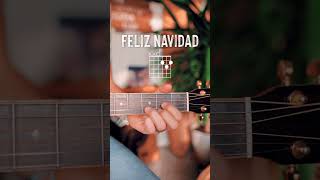 Feliz Navidad Guitar Tutorial  Christmas Song Guitar Lesson [upl. by Domenech]