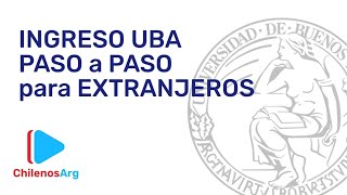 UBA Inscripción PASO A PASO para extranjeros Sin DNI  CBC y UBAXXI  Universidad de Buenos Aires [upl. by Eneloc]