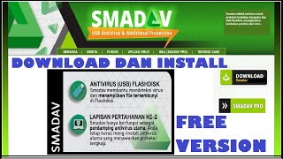 Cara Download dan Instal ANTIVIRUS SMADAV TERBARU FREE VERSION [upl. by Nils940]