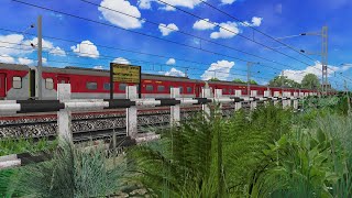 12556  GORAKHDHAM EXPRESS  NEW DELHI TO KANPUR CENTRAL  TRAIN SIMULATOR LIVE  NONSTOP RUN [upl. by Gnuhc787]